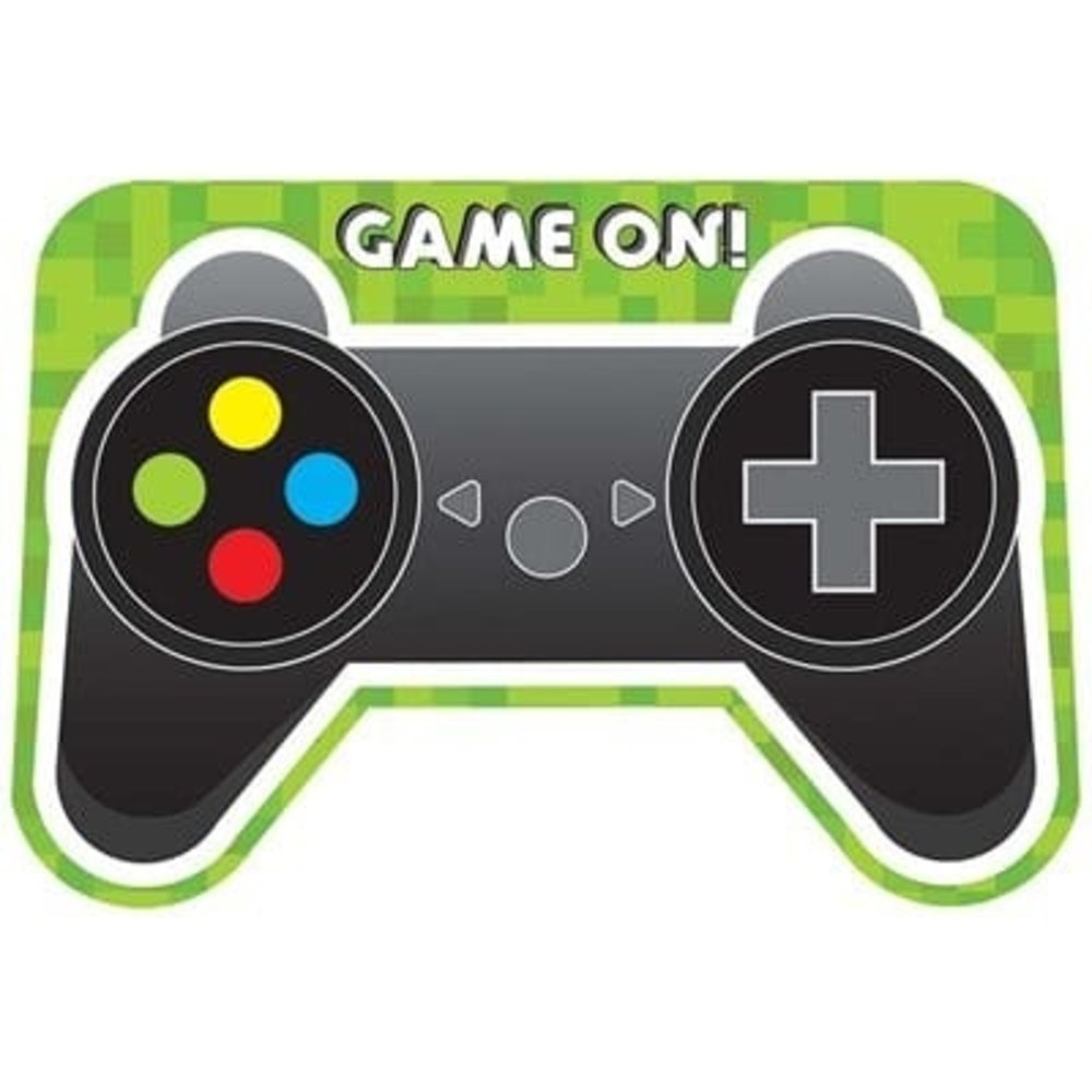 Uitnodigingen Next Level Game | 8 stuks Uitnodigingen Next Level Game | 8 stuks