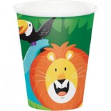 Creative Converting Cups Jungle Safari 266ML | 8 pieces Creative Converting Cups Jungle Safari 266ML | 8 pieces