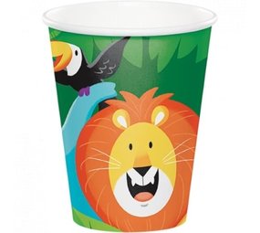 Creative Converting Bekers Jungle Safari 266ml | 8 stuks