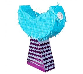 Boland Zeemeerminnenstaart 3D Pinata  45x40x9cm | per stuk