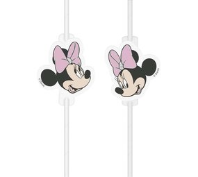 Straws Minnie Mouse paper | 4 pieces Straws Minnie Mouse paper | 4 pieces
