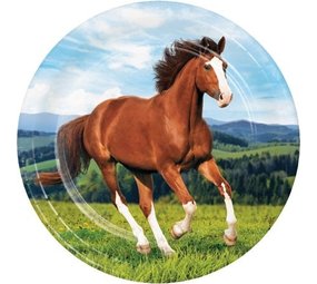 Creative Converting Paard & Pony borden 23cm | 8 stuks