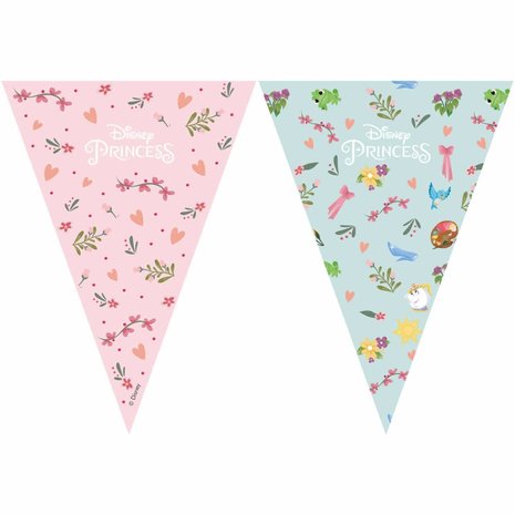 Procos Party Flag -Linie Slinger Disney Prinzessin wagen zu träumen | 2,3 mtr
