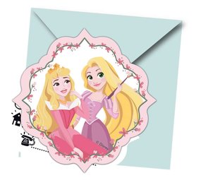 Procos Party Einladungen Disney Prinzessin wagen es zu träumen | 6 Stück Procos Party Einladungen Disney Prinzessin wagen es zu träumen | 6 Stück
