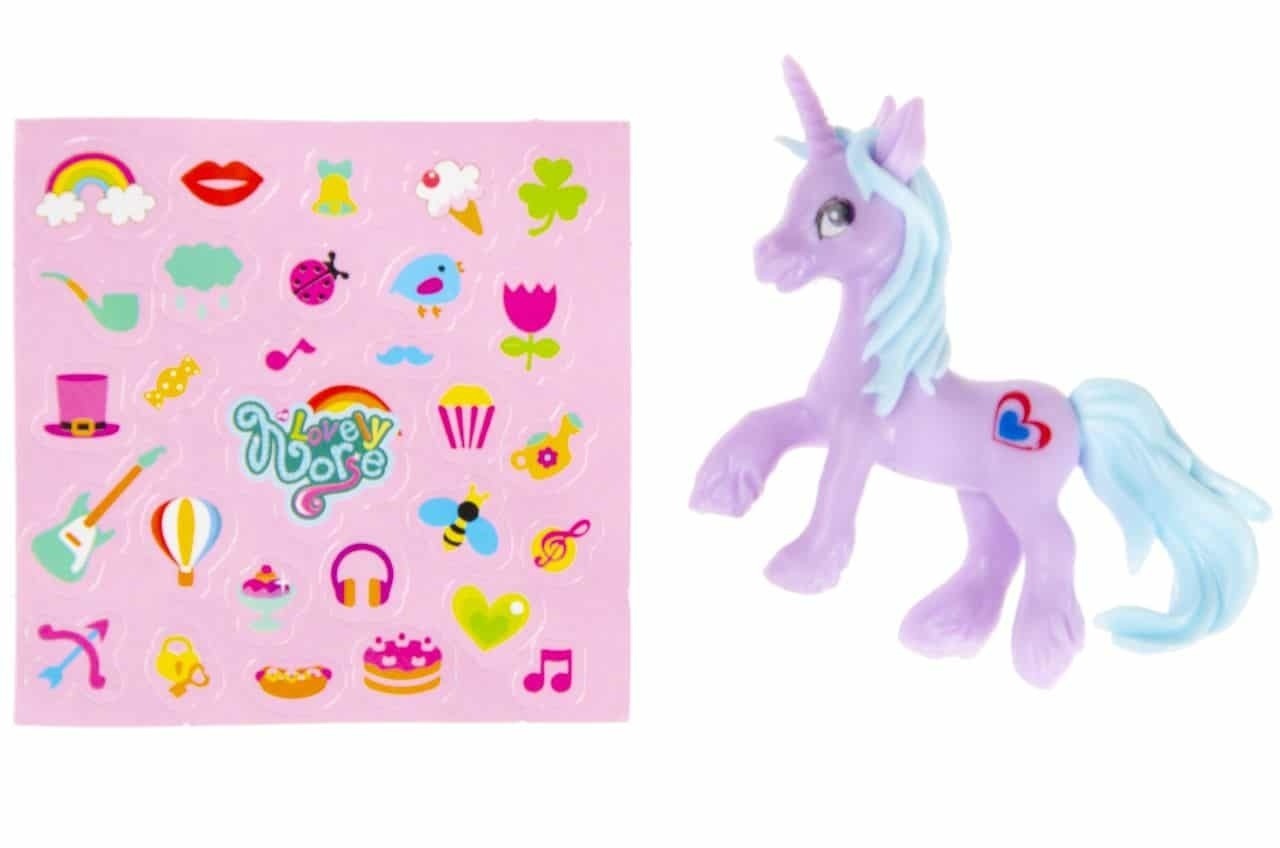 LG Imports Unicorn Handout Toy with Sticker 6cm | per Unit LG Imports Unicorn Handout Toy with Sticker 6cm | per Unit