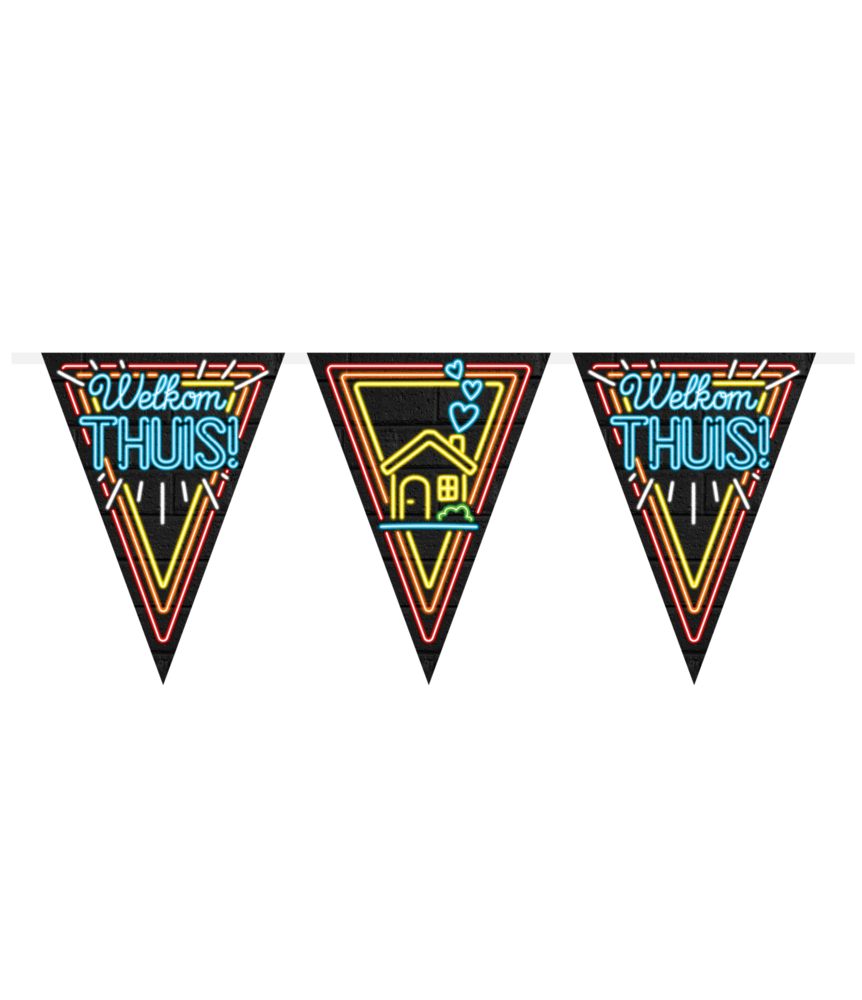 Slinger willkommen zu Hause Neon | 10mtr Slinger willkommen zu Hause Neon | 10mtr