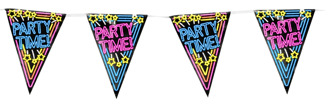 Paper Dreams Slinger Party Time! Neon | 10mtr
