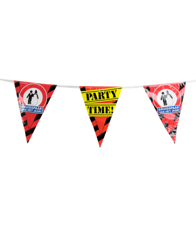 Guirlande Couple de mariage panneau de signalisation | 10mt