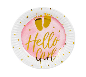 Boland Hello Girl signs! 23cm | 10 pieces
