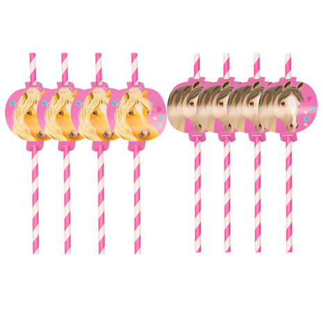 Straws Pretty Pony Horses | 8 pieces Straws Pretty Pony Horses | 8 pieces
