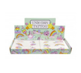 Unicorn Rainbow Tattoos | pro Schachtel mit 96 Blättern Unicorn Rainbow Tattoos | pro Schachtel mit 96 Blättern