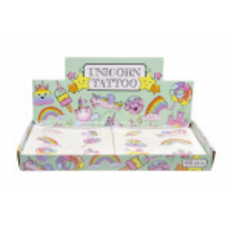 Unicorn Rainbow Tattoos | pro Schachtel mit 96 Blättern Unicorn Rainbow Tattoos | pro Schachtel mit 96 Blättern