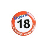 Paper Dreams Button Klein 18 Jahre Verkehrszeichen | pro Einheit Paper Dreams Button Klein 18 Jahre Verkehrszeichen | pro Einheit