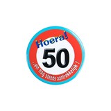 Paper Dreams Button Klein 50 years of traffic sign | per Unit Paper Dreams Button Klein 50 years of traffic sign | per Unit