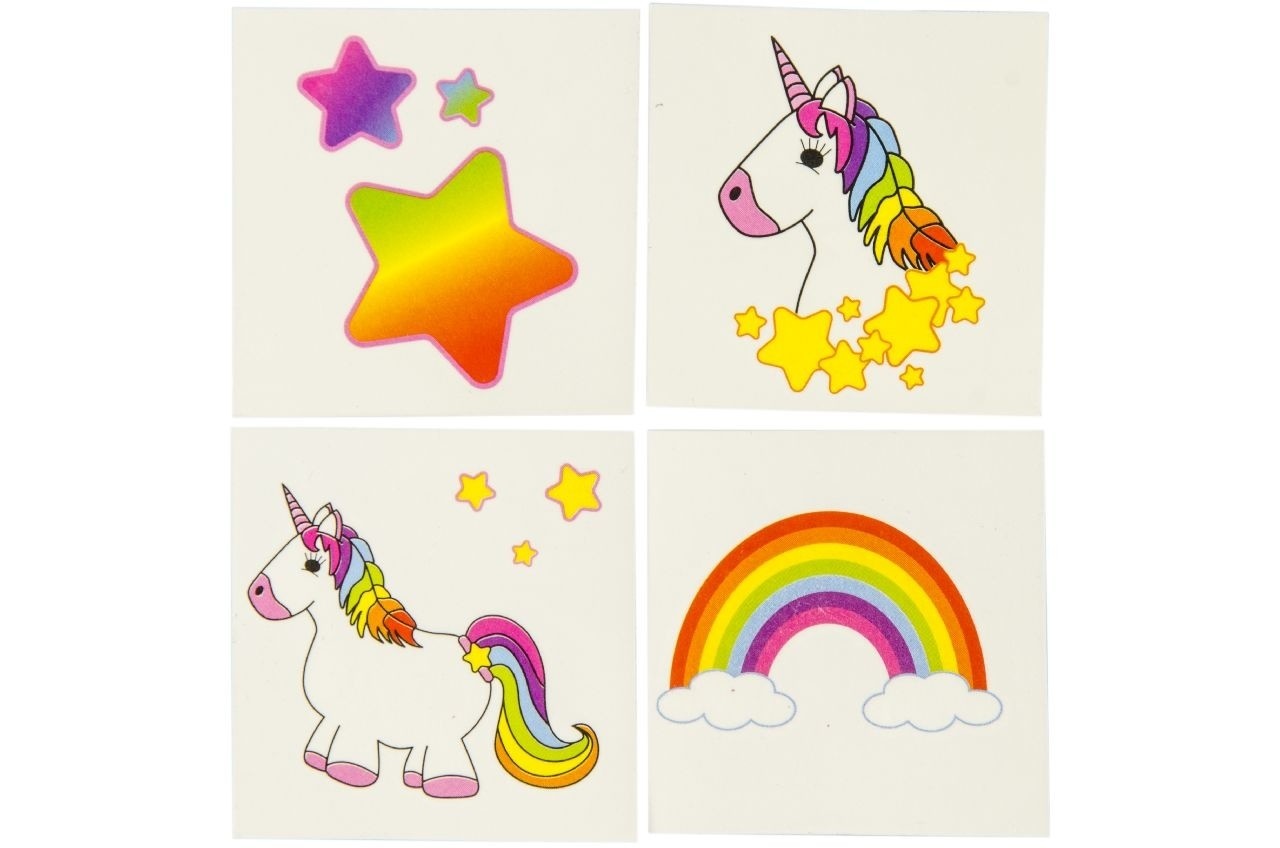 LG Imports Unicorn Rainbow Tattoos | 288 pieces LG Imports Unicorn Rainbow Tattoos | 288 pieces