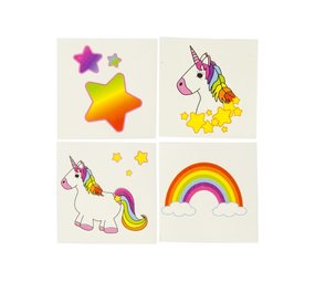 LG Imports Tatouages ​​​​arc-en-ciel de licorne | 288 pièces