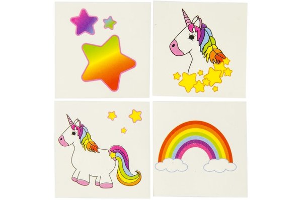 LG Imports Tatouages arc-en-ciel de licorne | 288 pièces LG Imports Tatouages arc-en-ciel de licorne | 288 pièces