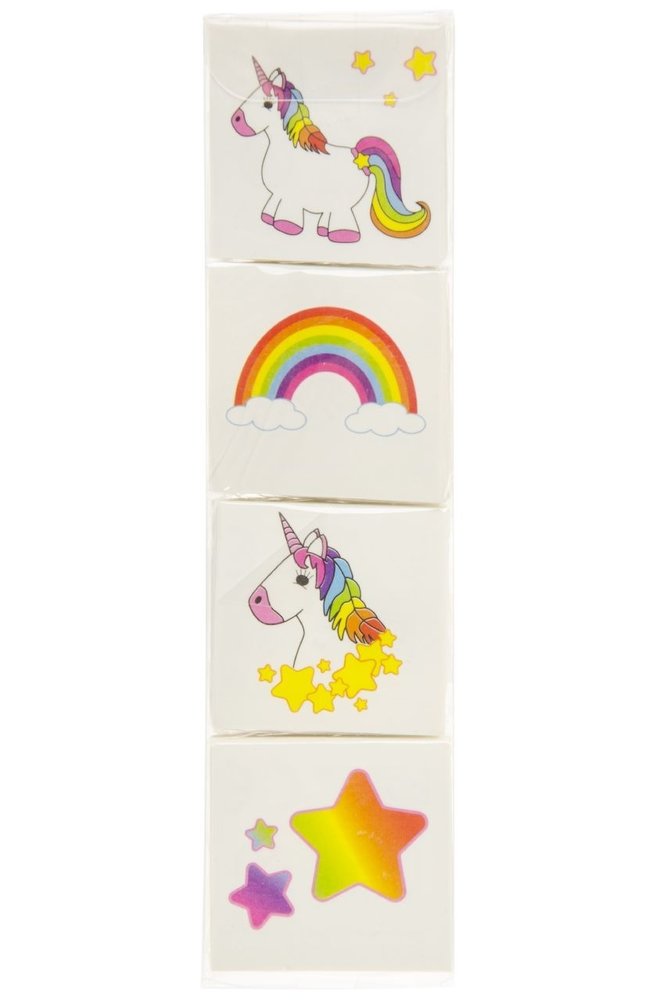 LG Imports Unicorn Rainbow Tattoos | 288 pieces LG Imports Unicorn Rainbow Tattoos | 288 pieces