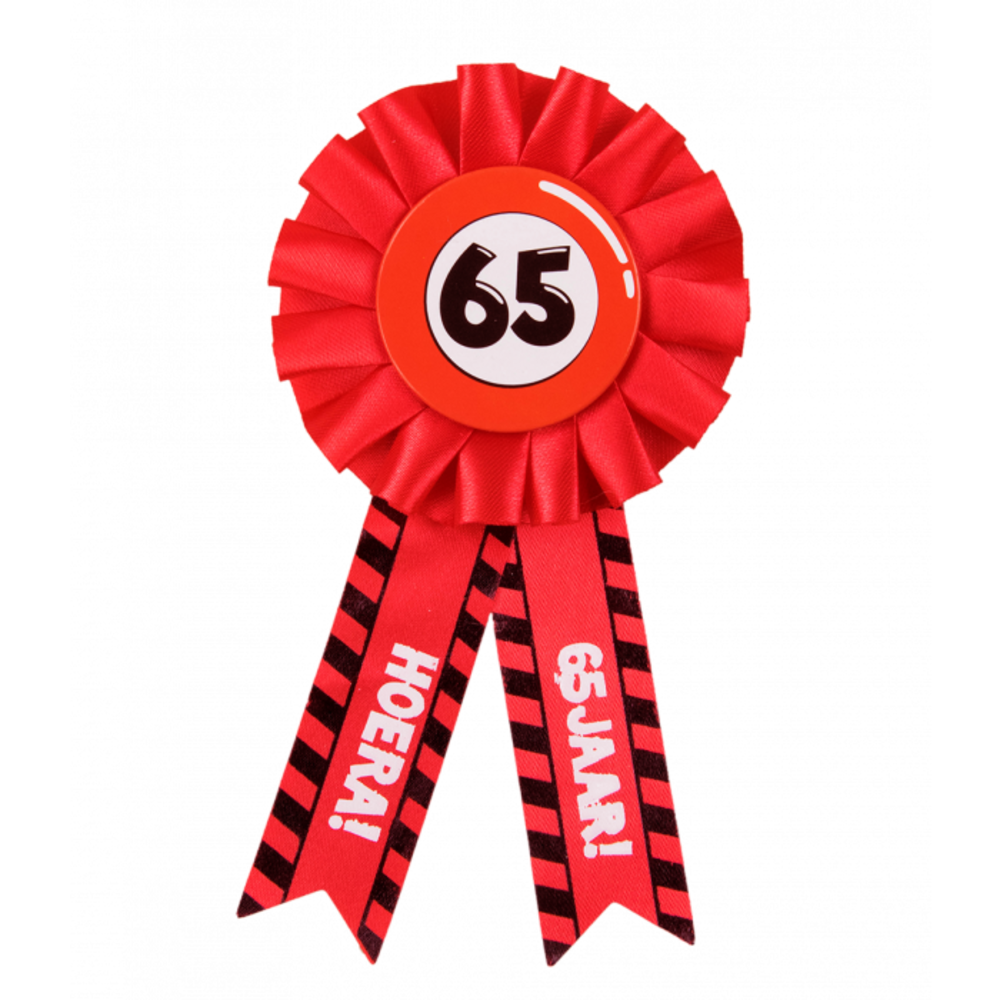 Paper Dreams Rozet 65 years of traffic sign | per Unit Paper Dreams Rozet 65 years of traffic sign | per Unit