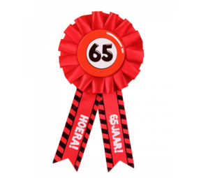 Paper Dreams Rozet 65 years of traffic sign | per Unit Paper Dreams Rozet 65 years of traffic sign | per Unit