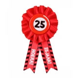 Paper Dreams Rosette 25 ans Signe de la circulation | par unité Paper Dreams Rosette 25 ans Signe de la circulation | par unité