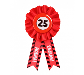 Paper Dreams Rozet 25 years of traffic sign | per Unit