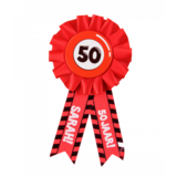 Paper Dreams Rozet Sarah 50 jaar Verkeersbord | per stuk