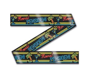 Afzet lint pensioen Neon | 12mtr Afzet lint pensioen Neon | 12mtr