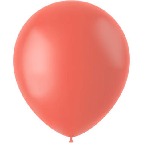 Folat Koraal ballonnen 33 cm | 10 stuks