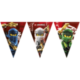 Procos Party Ligne de drapeau Lego Ninjago 230 cm | par pièce Procos Party Ligne de drapeau Lego Ninjago 230 cm | par pièce