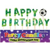Boland Voetbal Kaarsjes Happy Birthday 6cm Boland Voetbal Kaarsjes Happy Birthday 6cm