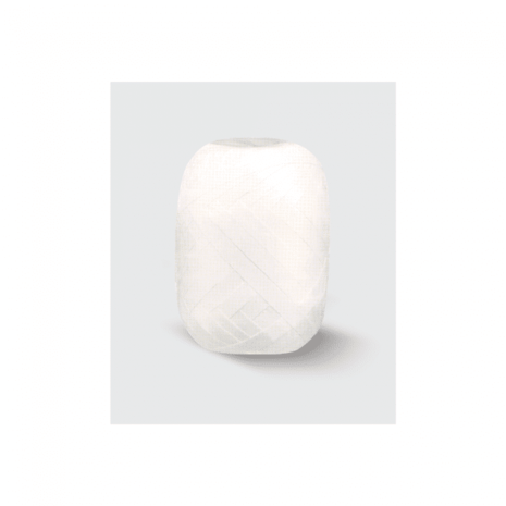 Globos Nordic Roll of white ribbon | 20 meters x 5mm