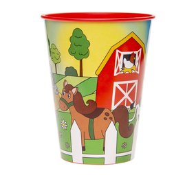 LG Imports Traktatiebeker Boerderij 260ml | per stuk LG Imports Traktatiebeker Boerderij 260ml | per stuk