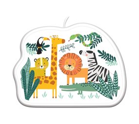 Amscan Get Wild Taart Kaars 9x7cm | per stuk Amscan Get Wild Taart Kaars 9x7cm | per stuk