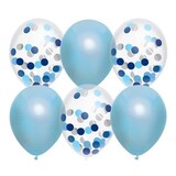 Haza - Witbaard Mélange bleu ballon avec confettis | 6 morceaux Haza - Witbaard Mélange bleu ballon avec confettis | 6 morceaux