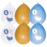 Miffy Ballons 1er Anniversaire garçon | 6 morceaux Miffy Ballons 1er Anniversaire garçon | 6 morceaux