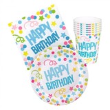 Tafelset Happy Birthday | 6 persoons