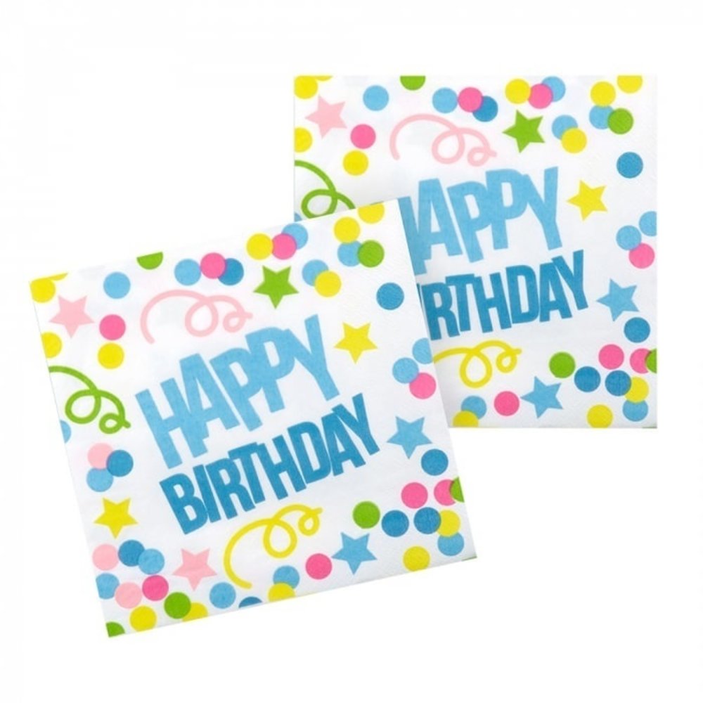 Tafelset Happy Birthday | 6 persoons Tafelset Happy Birthday | 6 persoons