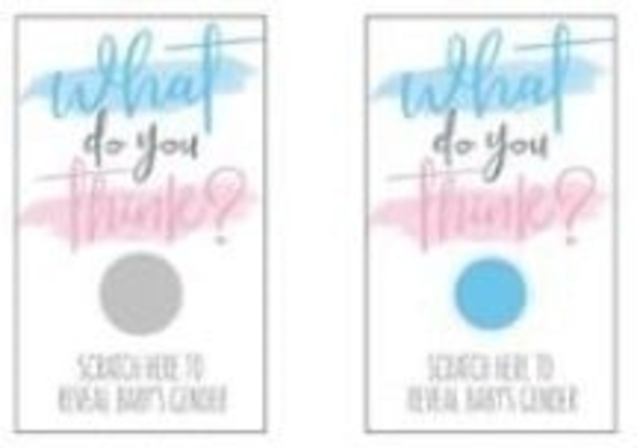 Gender Reveal kraskaarten Jongen | 10 stuks Gender Reveal kraskaarten Jongen | 10 stuks