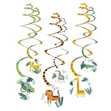 Amscan Get Wild Décoration suspendue Tourbillons | 6 pièces Amscan Get Wild Décoration suspendue Tourbillons | 6 pièces