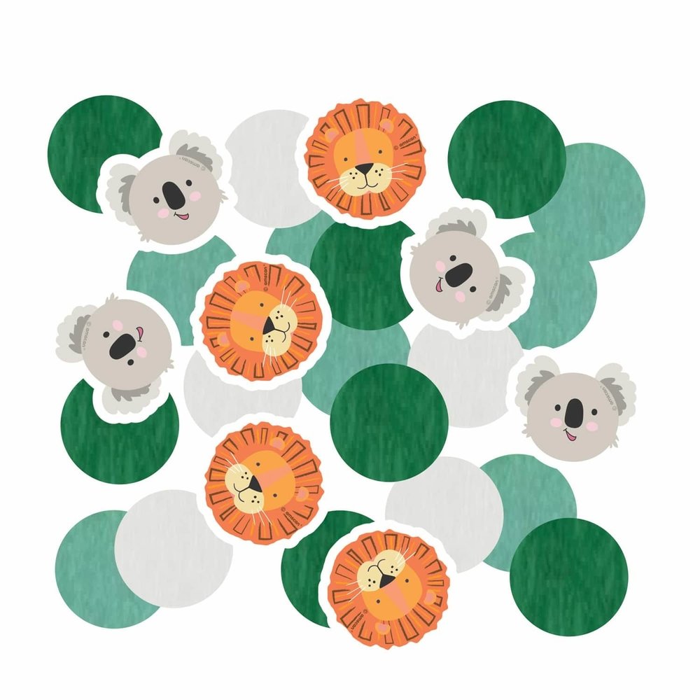 Amscan Get Wild Confetti 14 grams | per piece Amscan Get Wild Confetti 14 grams | per piece