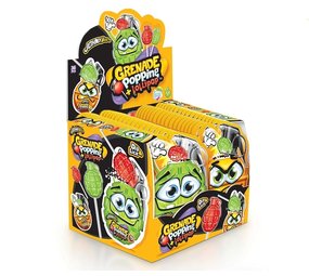 Snoep Granaat Popping + Lollipop 13 gr. | per stuk