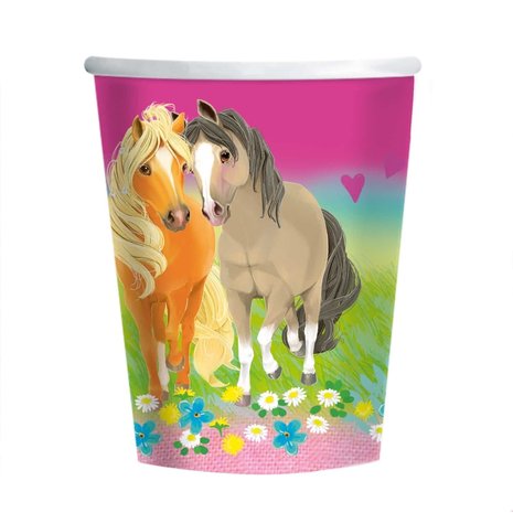 Amscan Cups Pretty Pony 250ml | 8 pieces Amscan Cups Pretty Pony 250ml | 8 pieces