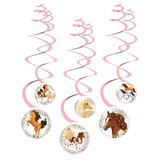 Amscan Décoration suspendue Swirls Beaux chevaux Horses 61cm | 6 morceaux Amscan Décoration suspendue Swirls Beaux chevaux Horses 61cm | 6 morceaux