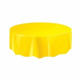 Tafelkleed Rond Neon Geel plastic | 213cm Tafelkleed Rond Neon Geel plastic | 213cm
