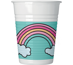 Cups Unicorn Magic Party 200ml | 8 pieces