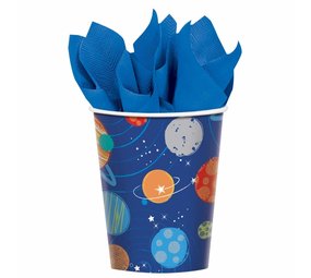 Cups Blast Off Space 266ML | 8 pieces Cups Blast Off Space 266ML | 8 pieces