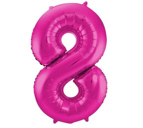 Globos Nordic Ballonfolie 8 rosa | 86cm Globos Nordic Ballonfolie 8 rosa | 86cm