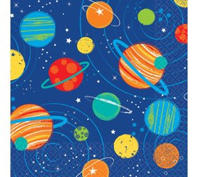 Napkins Blast Off Space 25x25cm | 16 pieces Napkins Blast Off Space 25x25cm | 16 pieces