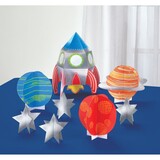 Table decoration Blast Off Space | 8-part Table decoration Blast Off Space | 8-part